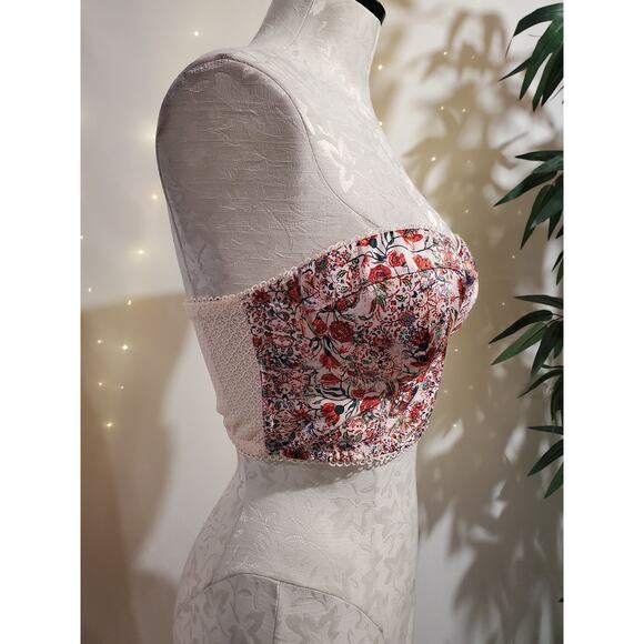Victorias Secret Dream Angels Floral Bustier Corset Size 34D Romantic Going Out - Picture 6 of 15